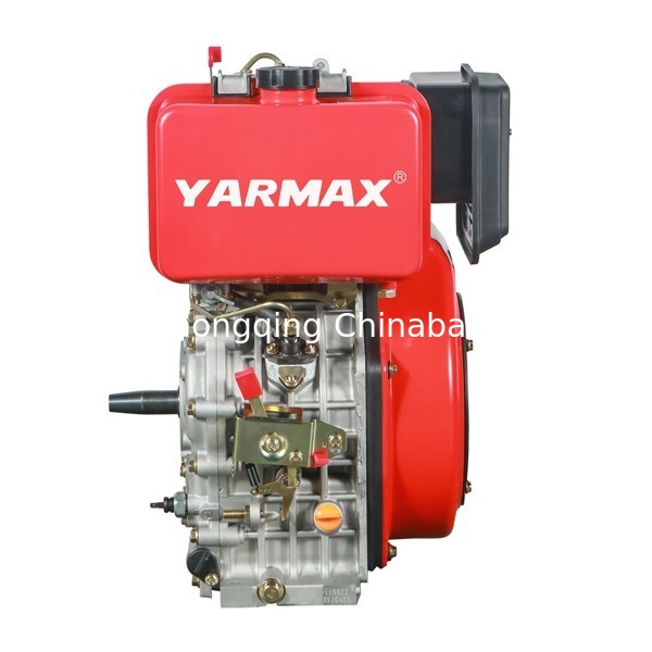 Ο αέρας 11.8HP 8.1kW δρόσισε τον ενιαίο κύλινδρο 4 μηχανών diesel μηχανή diesel κτυπήματος 195F YARMAX