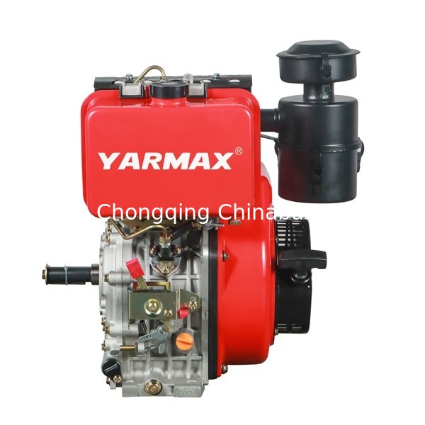 Ο αέρας 11.8HP 8.1kW δρόσισε τον ενιαίο κύλινδρο 4 μηχανών diesel μηχανή diesel κτυπήματος 195F YARMAX