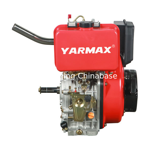 Ο αέρας 11.8HP 8.1kW δρόσισε τον ενιαίο κύλινδρο 4 μηχανών diesel μηχανή diesel κτυπήματος 195F YARMAX