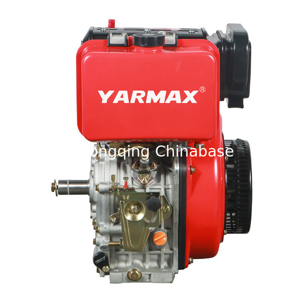 Ο αέρας 11.8HP 8.1kW δρόσισε τον ενιαίο κύλινδρο 4 μηχανών diesel μηχανή diesel κτυπήματος 195F YARMAX