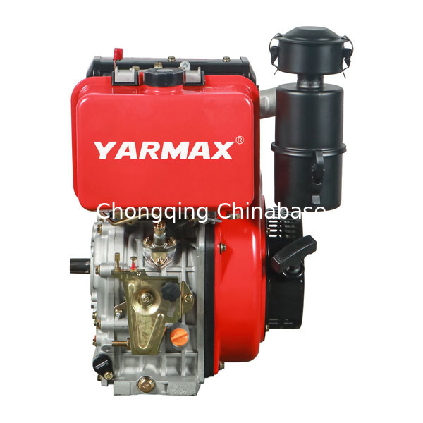 Ο αέρας 11.8HP 8.1kW δρόσισε τον ενιαίο κύλινδρο 4 μηχανών diesel μηχανή diesel κτυπήματος 195F YARMAX