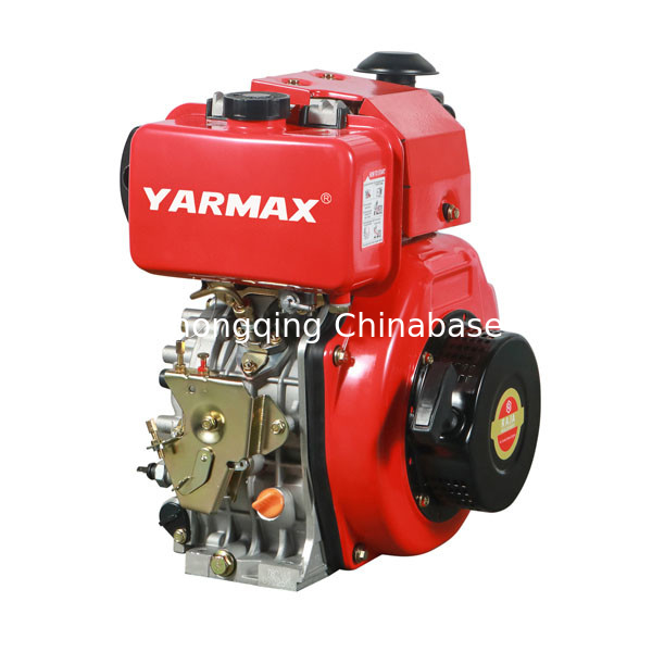 Ο αέρας 11.8HP 8.1kW δρόσισε τον ενιαίο κύλινδρο 4 μηχανών diesel μηχανή diesel κτυπήματος 195F YARMAX