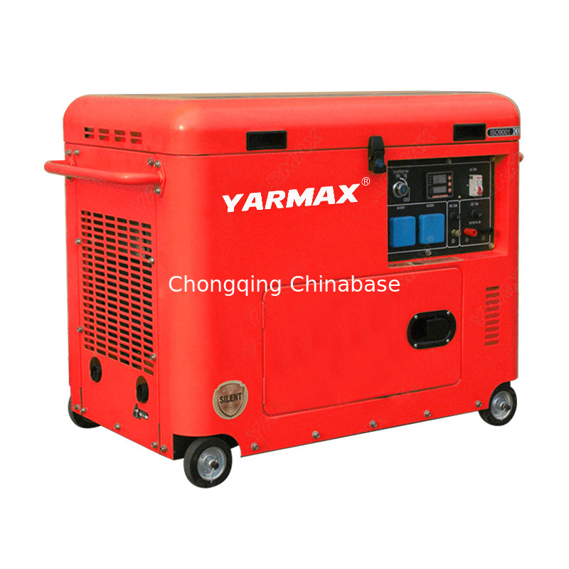 YM6700T 4,5KW 5,0KW Αθόρυβη γεννήτρια Diesel 50Hz Electric Start Diesel Generator