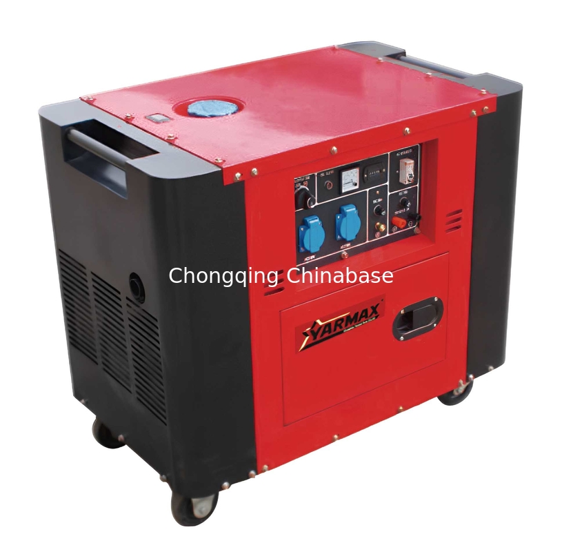 Terminal 220V 22.7A 5.0KW 5.5KW Portable Diesel Generator YM7700T Silent Generator