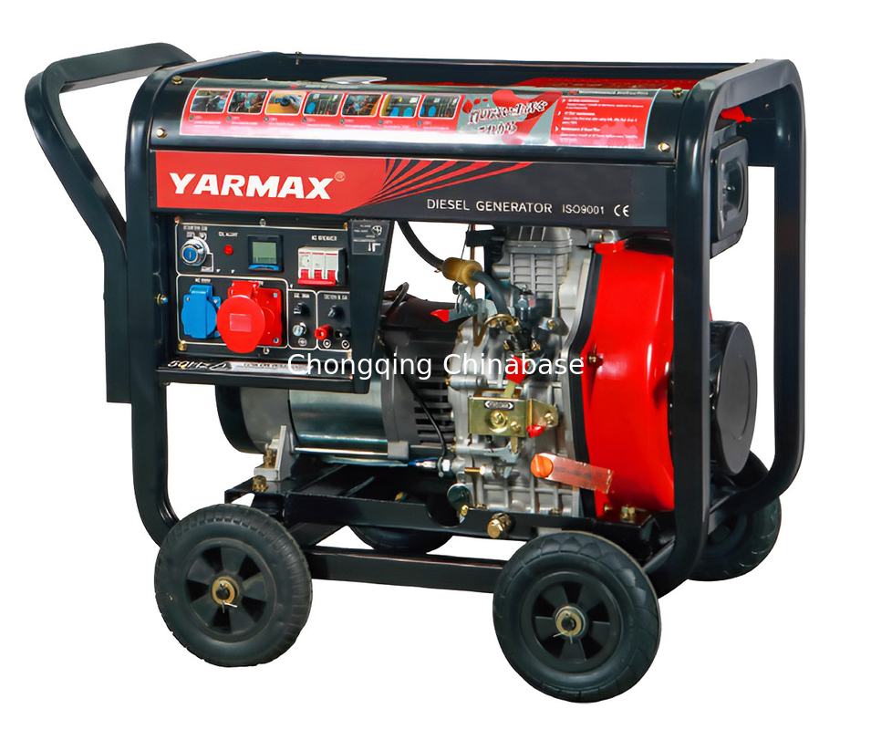 YM11000E 36.4A 8.0KW 8.8KW Ανοιχτή γεννήτρια ντίζελ YM1100FE Μονοκύλινδρος
