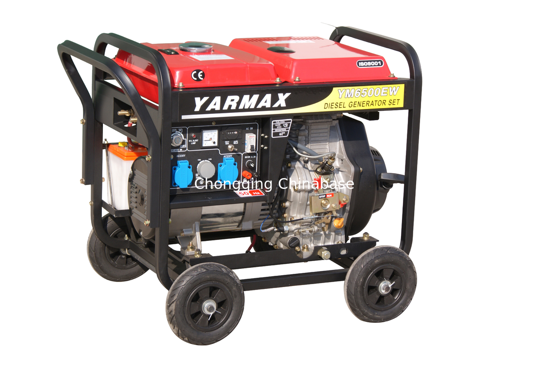 2KW Φορητή γεννήτρια συγκόλλησης Diesel Air Cooled YM6700 9.1A 50-180A 25-30V