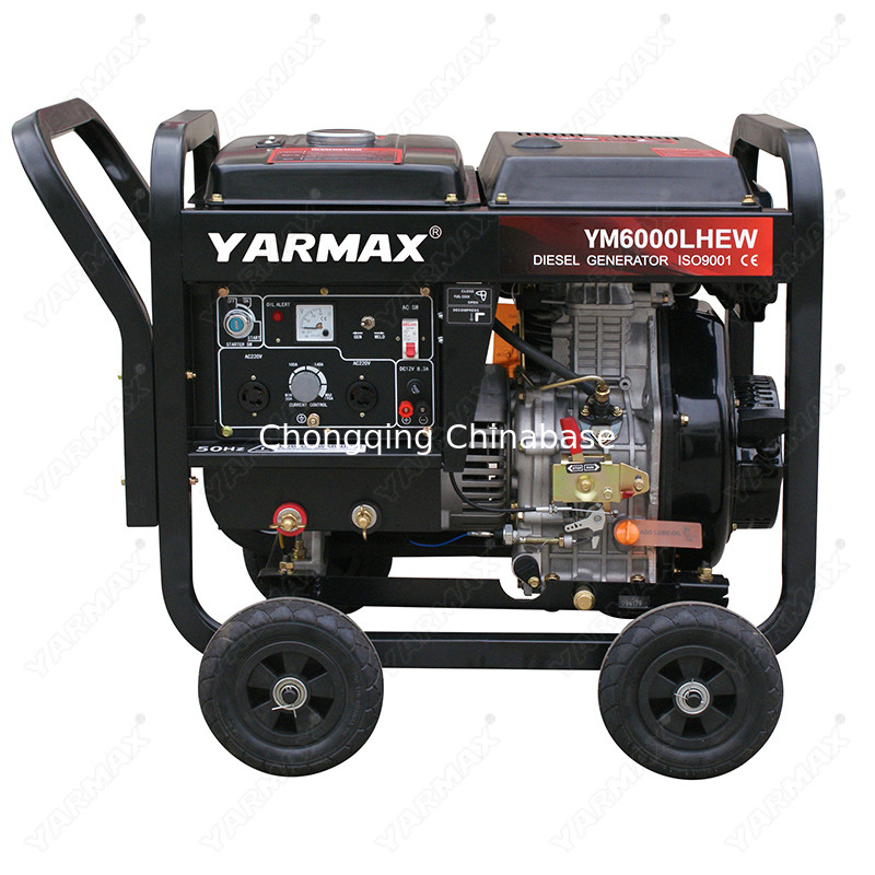 220V Diesel Μονοκύλινδρος Γεννήτρια Συγκόλλησης YM6700 4,5KW 20,4A 25-30V